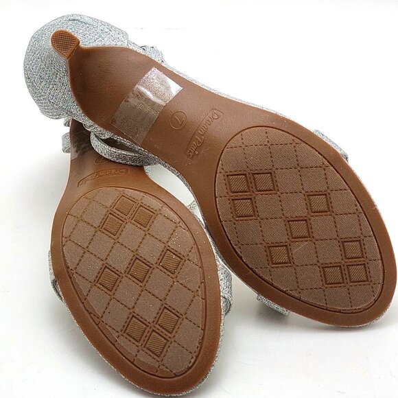 Dream Pairs Low Stilettos Heel Sandals Ankle Strap Work Dress Shoes - Size 7 - Picture 5 of 9